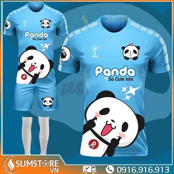 Áo Đá Bóng Độc Lạ Cực Dễ Thương – Panda Xanh - Bộ Quần Áo Bóng Đá Nam Nữ Mới Nhất
