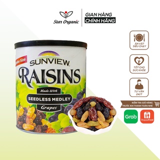 【CHÍNH HÃNG】NHO KHÔ MỸ SUNVIEW RAISINS 425G