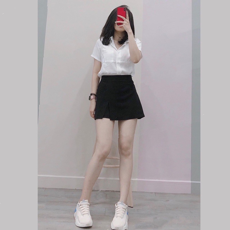Quần váy xẻ gấu ZR siêu xinh | BigBuy360 - bigbuy360.vn