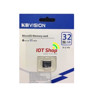 Thẻ Nhớ MicroSD KBVISION 32GB/64GB – Up To 95MB/S Chuyên Dụng Cho Camera – Hàng Chính Hãng