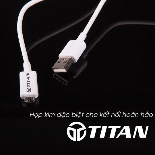 [RẺ VÔ ĐỊCH] Cáp Micro TITAN - CA10 (Bảo Hành 12 Tháng)