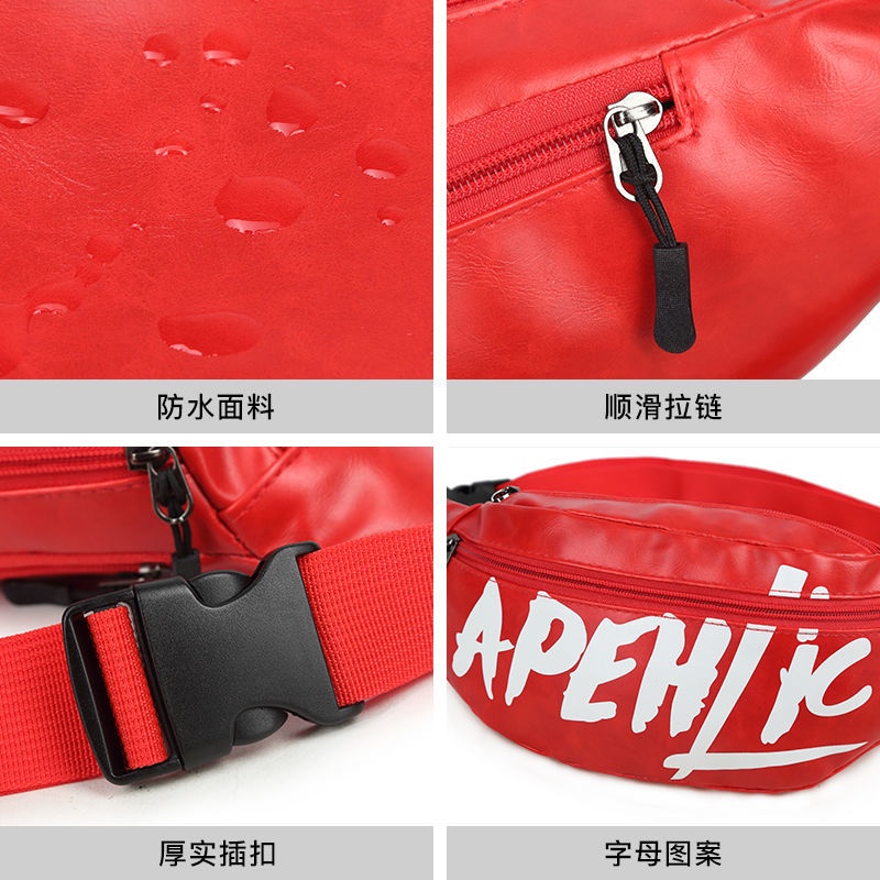 Túi Đeo Chéo Ngực Vải Canvas Phong Cách Harajuku Nhật Bản Dễ Phối Đồ Thời Trang Cho Nam Và Nữ