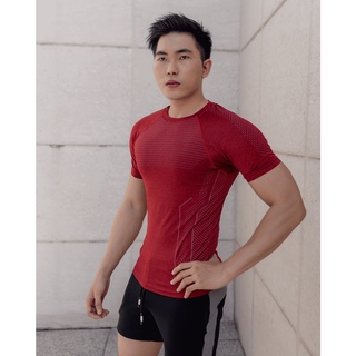 WoWMen - Áo Thun Nam Ngắn Tay Cổ Tròn Form Body Thể Thao Tập Gym Chạy Bộ Slim fit local brand - M227