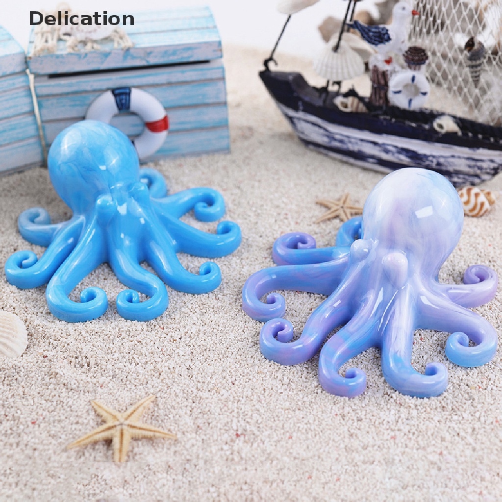 [Delication] Khuôn Silicone Làm Epoxy Resin Epoxy Hình Bạch Tuộc Đại Dương