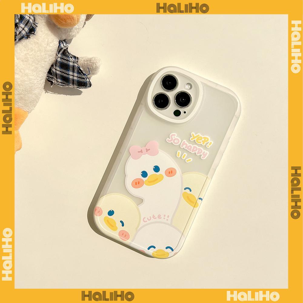 iPhone Case Silicone Soft Case Clear Case Thickened Airbag Shockproof Camera Full Coverage Protection Duck Cartoon Cute For iPhone 13 Pro Max iPhone 12 Pro Max iPhone 11 7 Plus