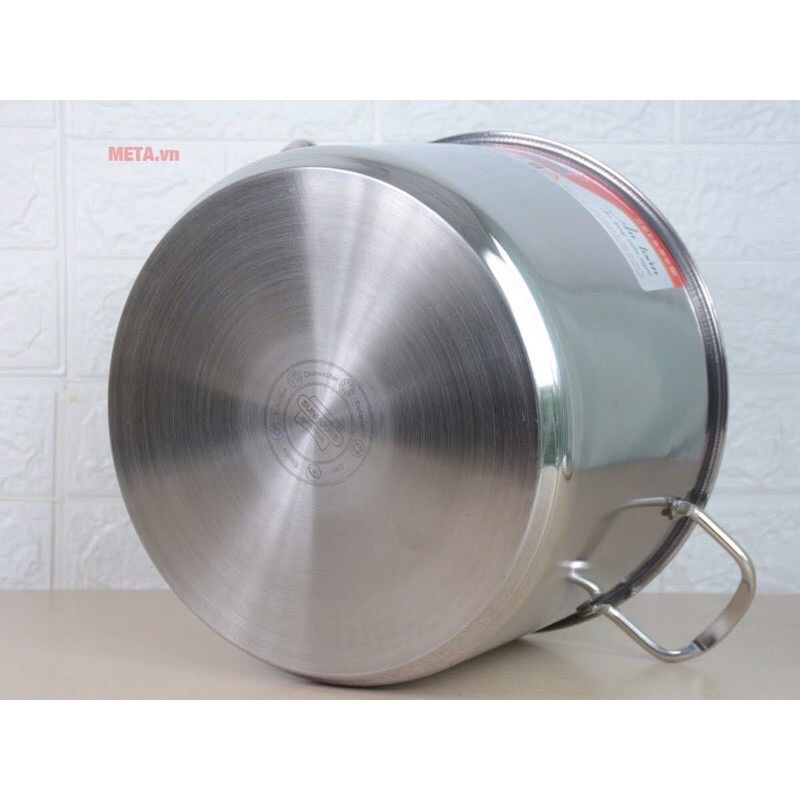 NỒI LUỘC GÀ INOX 3 ĐÁY SUNHOUSE SH28LG, NỒI HT COOK SIZE 32cm HÀNG CAO CẤP CHÍNH HÃNG