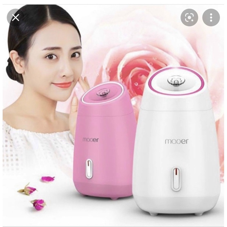 Máy xông da mặt hoa quả tươi tự động 2 in 1 MAOER - Máy xông hơi mặt Magic thảo dược chính hãng chất lượng