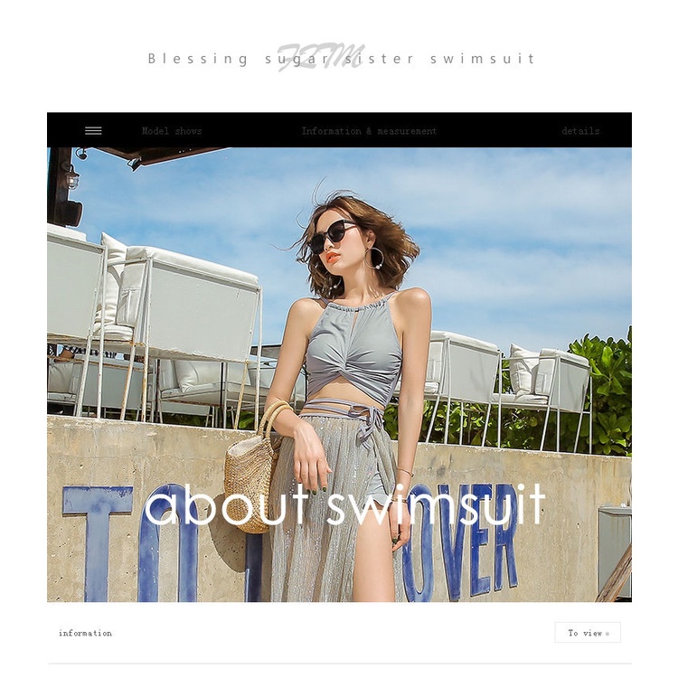 Set Đồ Bơi Ba Mảnh Phong Cách Nhật Bản Cho Nữ | BigBuy360 - bigbuy360.vn