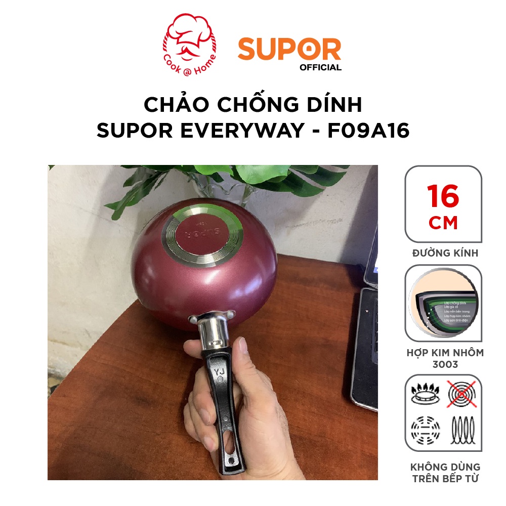 Chảo chống dính Supor Everyway F09A16-16cm