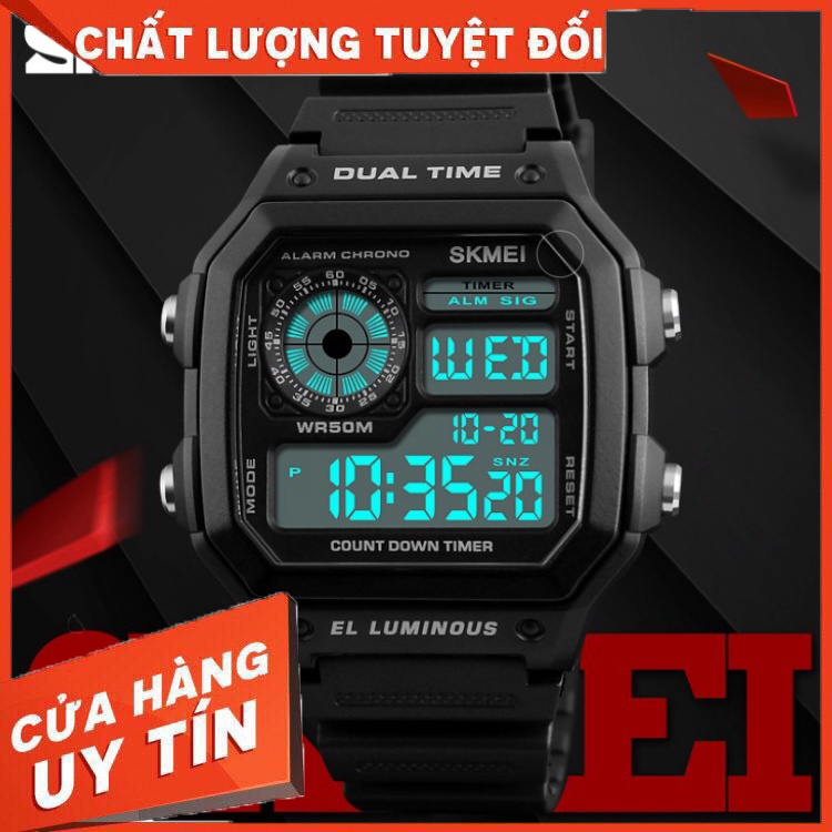 HÀNG CAO CẤP -  Đồng hồ thể thao nam Skmei 1299(1041) chống nước dây siêu bền  - Hàng Cao Cấp