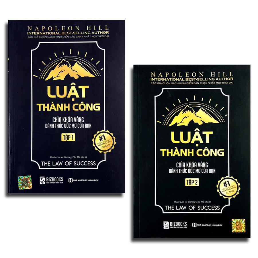 Sách - Luật Thành Công - Chìa Khóa Vàng Đánh Thức Ước Mơ Của Bạn (combo 2q, lẻ tùy chọn)
