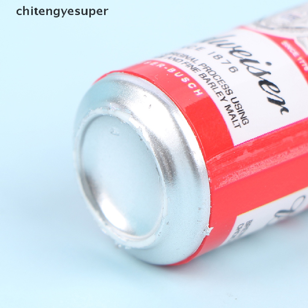 Chitengyesuper Simulation Canned Beer Keychain Boy Men Beer Can Keyring Trinket Couples Cool CGS