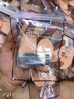 Bông phấn Vacosi xúc xích 2 ông phấn mousse