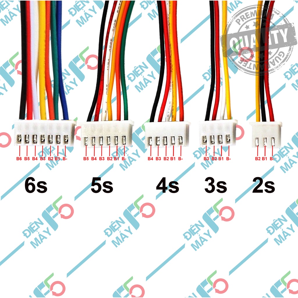 DMF5 Dây sạc cân bằng 2S 3S 4S 5S 6S dùng cho iMax B6