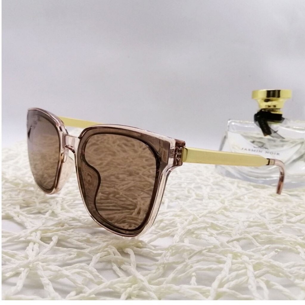 [Mã SKAMSALE06 giảm 10% tối đa 100K đơn 150K] Kính Mát Nữ Thời Trang Gọng V Vàng Màu Nâu Tây N14 - Kính Mắt Nữ Cao Cấp | BigBuy360 - bigbuy360.vn