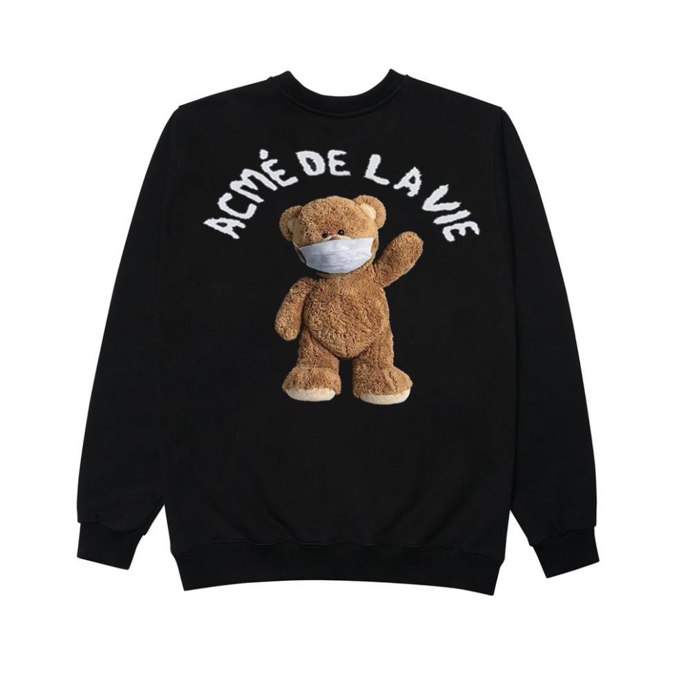 ÁO HOODIE ADLV GẤU KHẨU TRANG ÁO SWEATER CHẤT NỈ COTTON  UNISEX (M15-16) | BigBuy360 - bigbuy360.vn