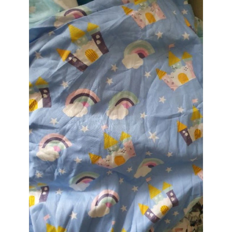 Ga chun bọc đệm cũi cho bé làm bằng vải Cotton lụa cao cấp mềm mịn, thoáng mát, chống thấm (nhiều mẫu và size để chọn)