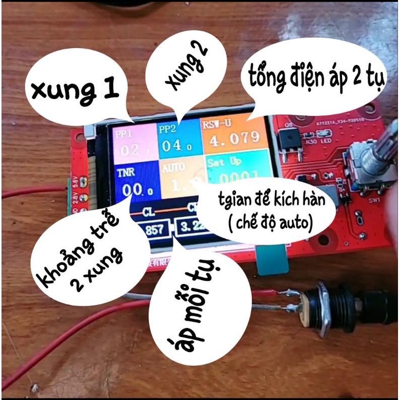 Mạch timer 2 xung cho siêu tụ có cân bằng tụ