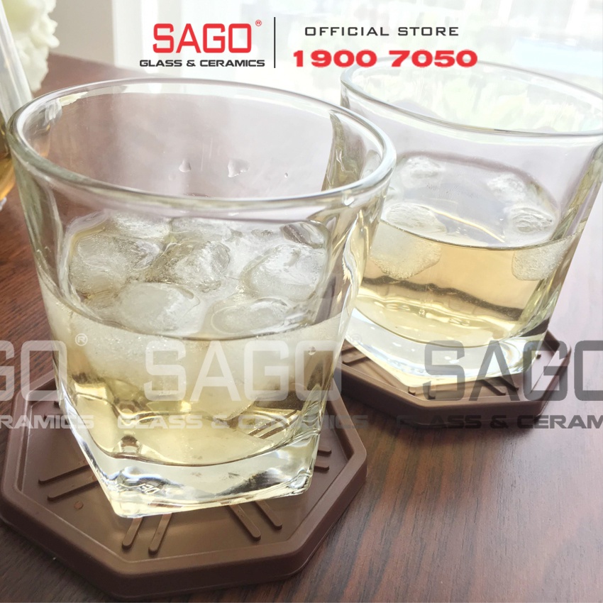 Ly Thủy Tinh Deli 5 Cạnh 210ml | CB001 , Thủy Tinh Cao Cấp