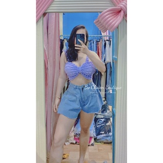ÁO CROPTOP XỐP NƠ 4M