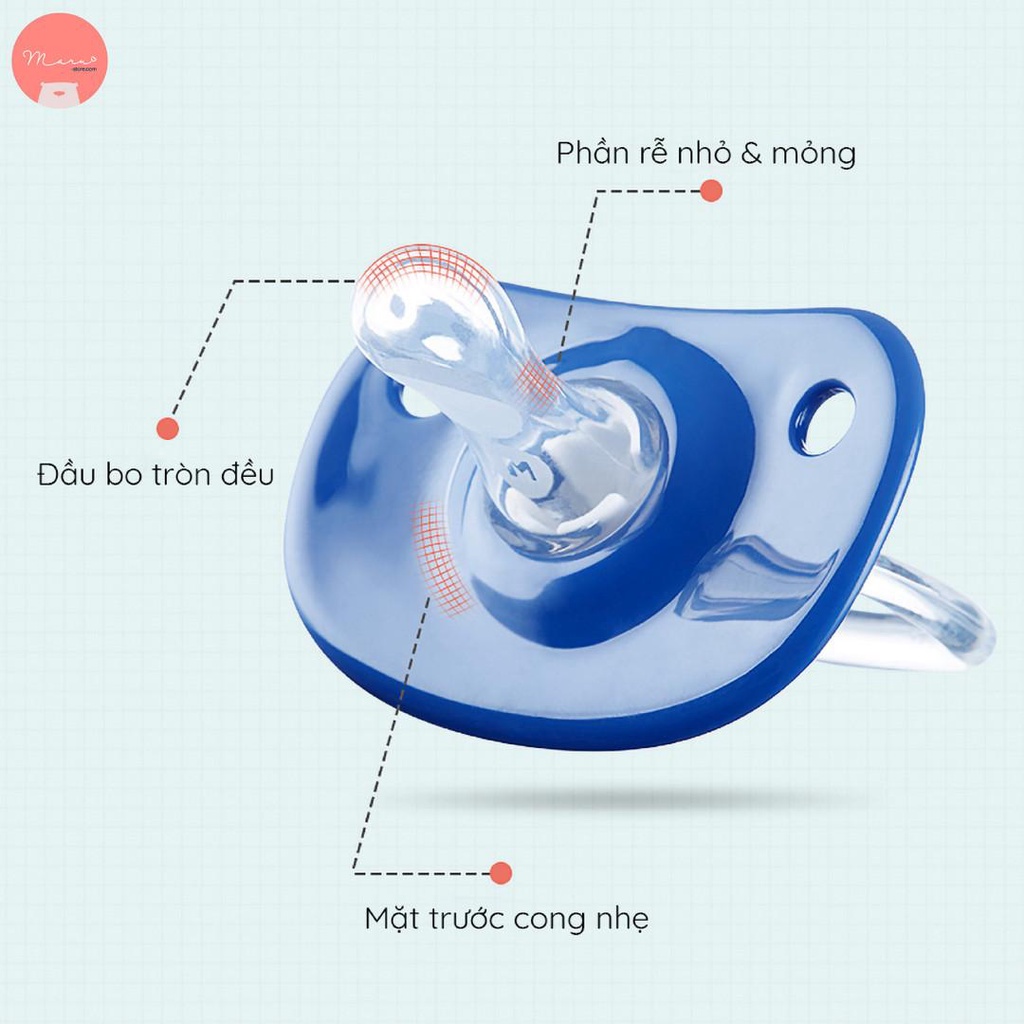 [Rẻ vô địch] Ti giả dạng dẹt chỉnh nha (có nắp) nhựa tritan mềm của KUB