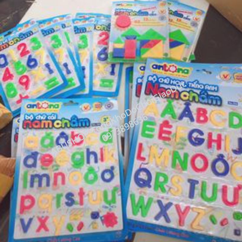 Đồ dùng học tập FREESHIP Bộ chữ số NAM CHÂM chính hãng, Mua combo được giảm thêm 20%[do choi tre em]1