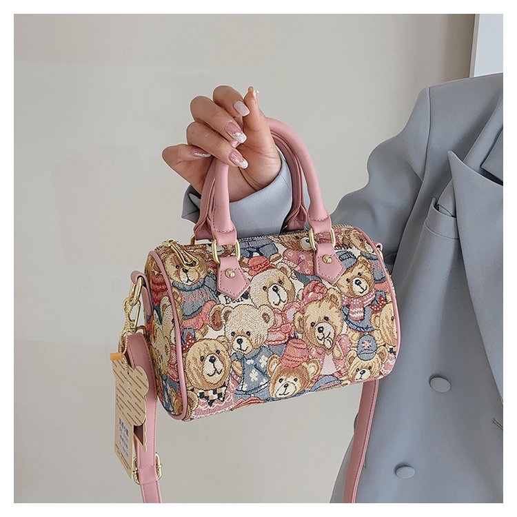 Túi Xách Boston Đeo Vai Kích Cỡ Lớn Phong Cách Thời Trang Mới Dành Cho Nữ