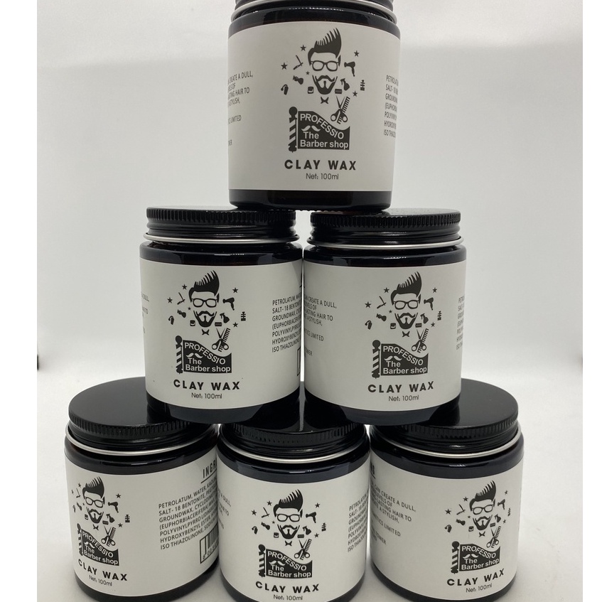 [Hàng Chính Hãng] Sáp Vuốt Tạo Kiểu Tóc Clay Wax Profession The Barber Shop 100ml