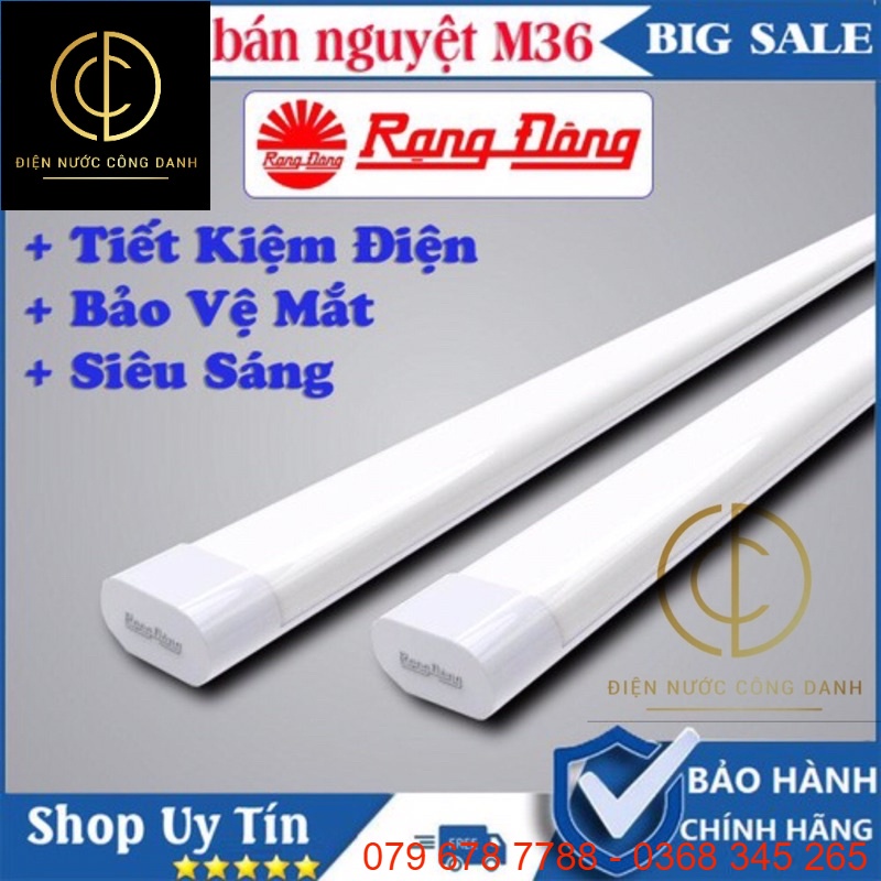 Combo 5 bộ led Bán Nguyệt Rạng Đông 1m2 M36 tràn viền