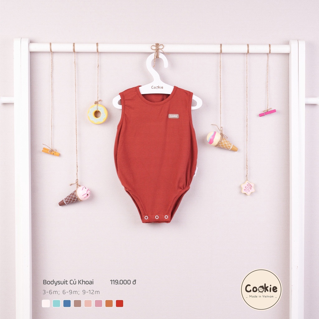 Bodysuit Củ Khoai Cookie (3-12 tháng)