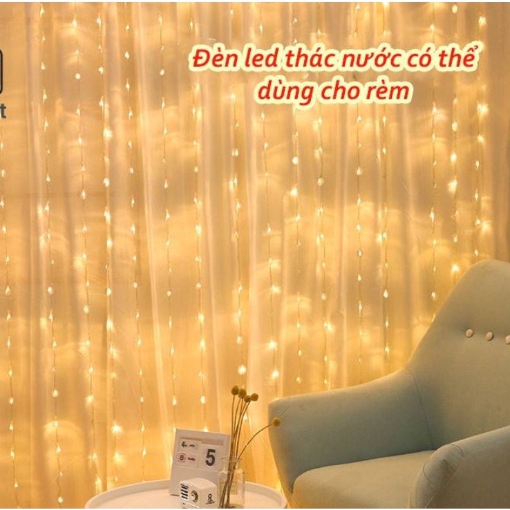 Đèn led rèm, Đèn led trang trí rèm phụ kiện sinh nhật tiệc cưới sự kiện sinh nhật Noel Giáng sinh Tết