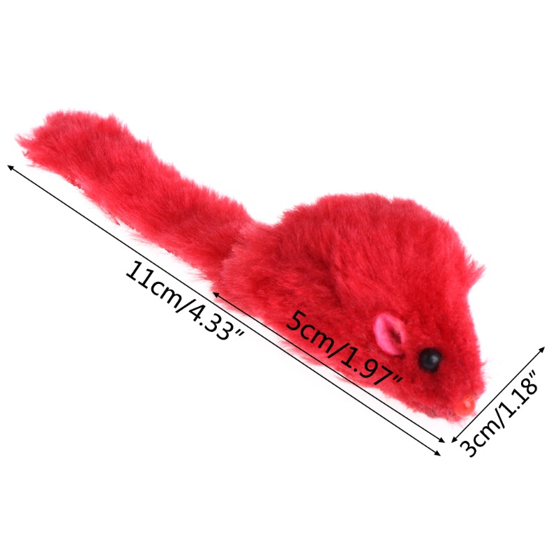 Chuột Nhồi Bông Đồ Chơi Tập Cắn Cho Mèo