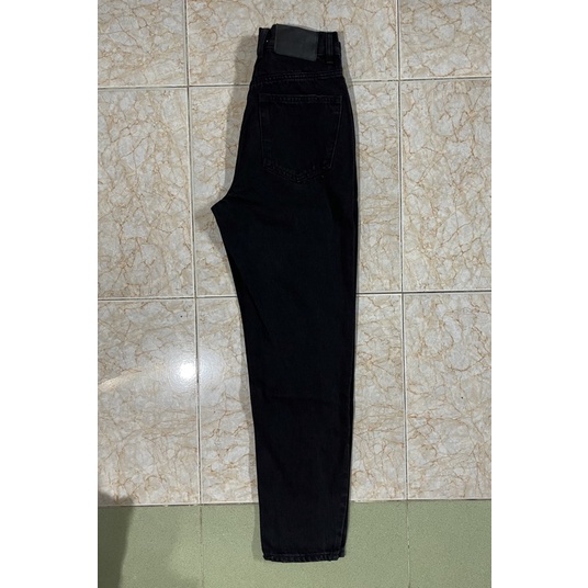 Quần Baggy Pull&Bear Auth Tuồn Lưng Cao Không Giãn Size 27