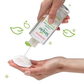 Combo 3 Sản Phẩm Dưỡng Da Simple (Sữa rửa mặt + Tẩy trang + Toner)