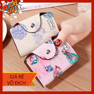 (HOT TREND) Ví Đựng Thẻ ATM V12 Nhiều Ngăn Da Cao Cấp phong cách Hàn Quốc