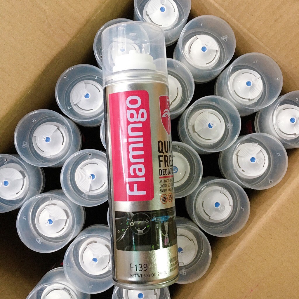 Bình Xông Xe - Khử Mùi Hôi Diệt Vi Khuẩn Trong Xe Flamingo F139 220ml