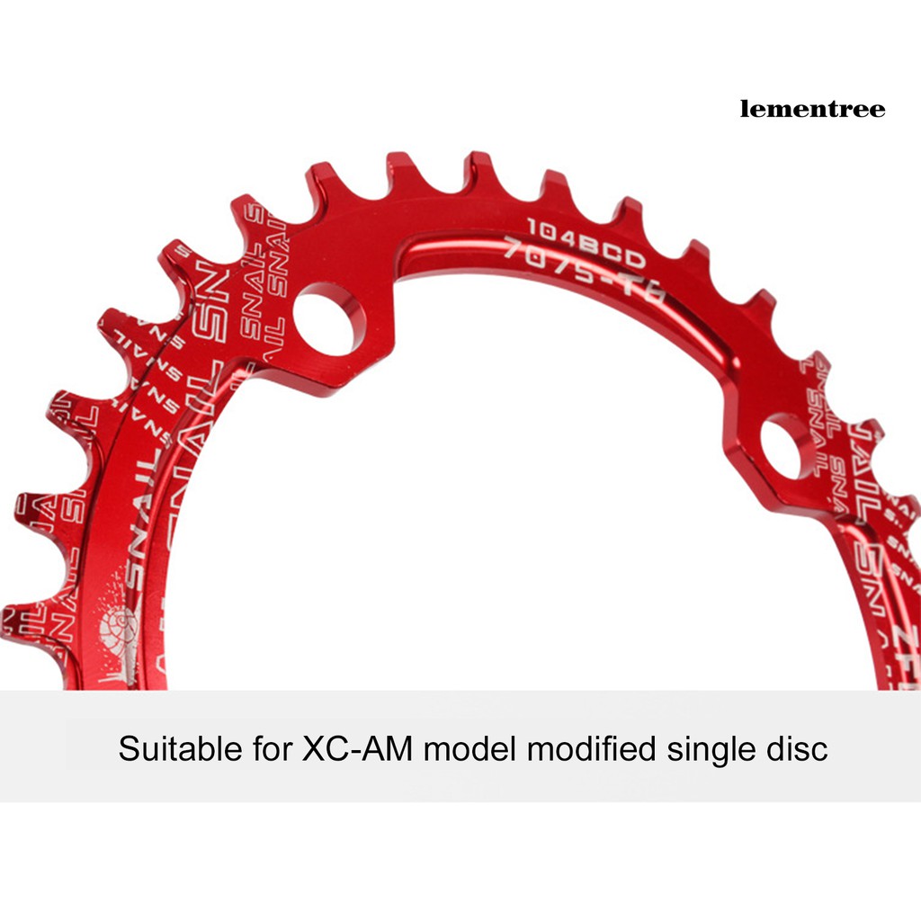 Đĩa Xích Đơn / Tròn / Oval 104BCD 32T 34T 36T 38T Cho Xe Đạp