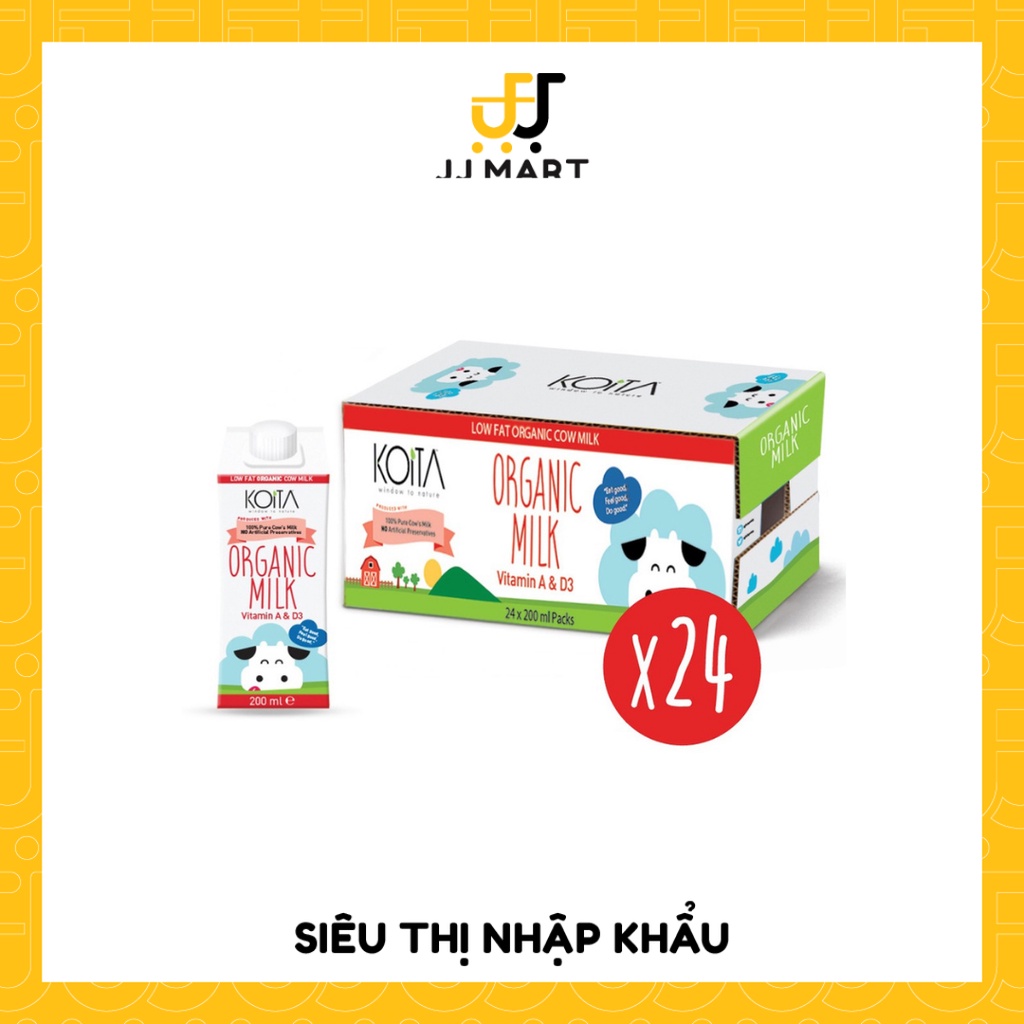 KOITA | Sữa bò hữu cơ 100% số 1 tại Ý