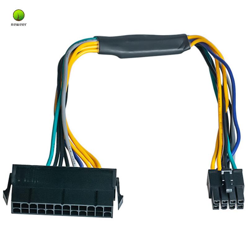 Dây Cáp Nguồn 24 Pin Sang 8 Pin Atx Psu Cho Dell Optiplex 3020 12-inch