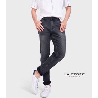 Quần jean routine qj112050 - quần jeans nam màu đen xám
