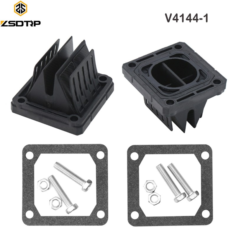 Van sậy ống nạp bằng sợi carbon ZSDTRP cho Yamaha Y125Z RXZ135 RX135 VForce4 V4144-1 ATV