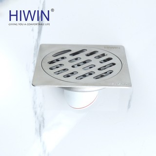 Thoát sàn ngăn mùi chống trào ngược cao cấp mặt mờ Hiwin FD-1001 100x100