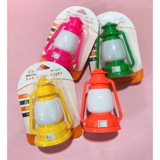 Đèn ngủ LED hình dầu màu thiết kế kiểu dáng nhỏ gọn dễ thương có công tắc tiết kiệm năng lượng