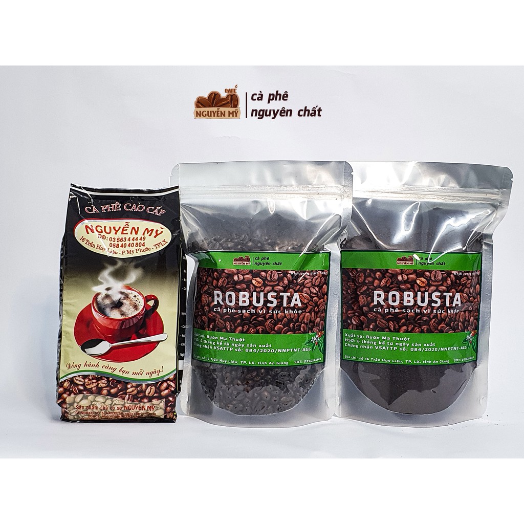 Cà phê Robusta, vối xay, pha phin, bột nguyên chất 100% ít bơ loại 250g - 1Kg | BigBuy360 - bigbuy360.vn