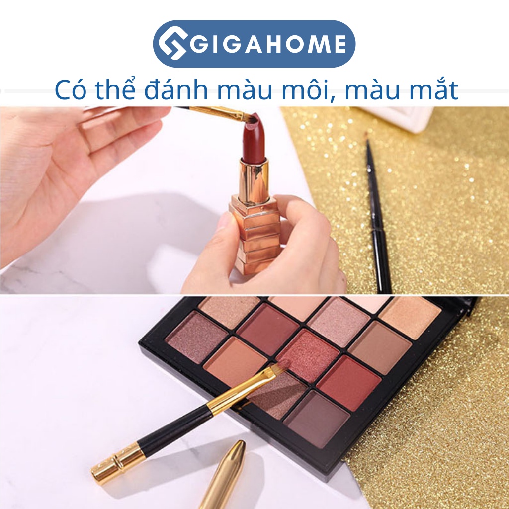 Cọ Trang Điểm GIGAHOME Vẽ Môi, Tán Phấn Mắt Chuyên Nghiệp 7365