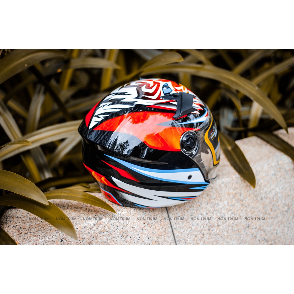 Nón bảo hiểm 3/4 Royal M268 Basani chính hãng, bảo hành 12 tháng, giặt nón miễn phí 6 tháng tại hệ thống Nón Trùm