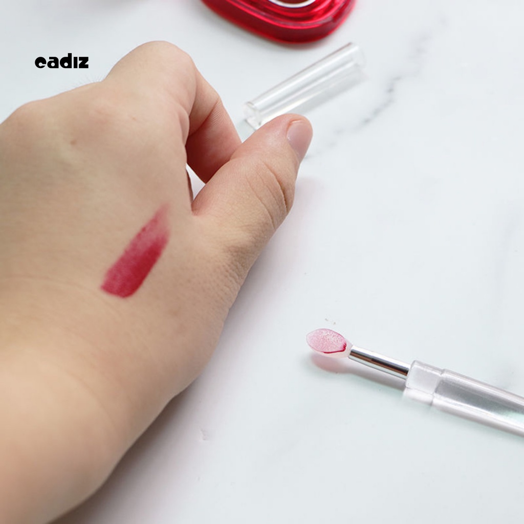 Cọ Trang Điểm Mắt Môi Mini Bằng Silicone Kèm Nắp Đậy Cho Nữ