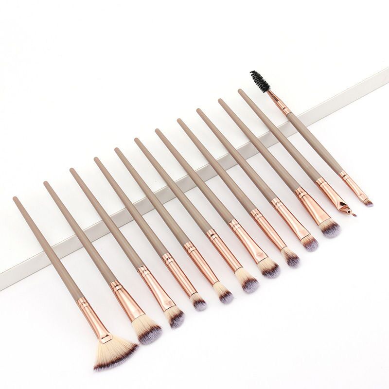 Set 12 Cọ Trang Điểm Phấn Mắt Lông Mày