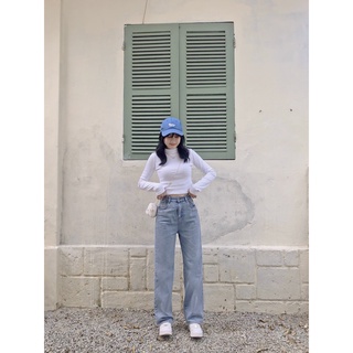 áo thun gân trơn cổ 3 phân TKP115 LOLLIE STUDIO