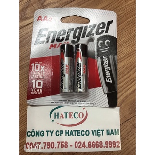 Vỉ 2 viên Pin AA Energizer 2A Alkaline LR6 (Pin tiểu)